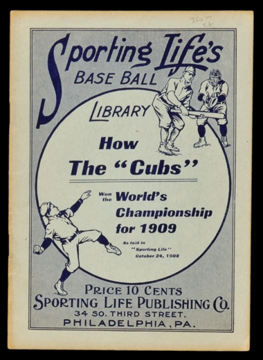 MAG 1909 Sporting Life Chicago Cubs